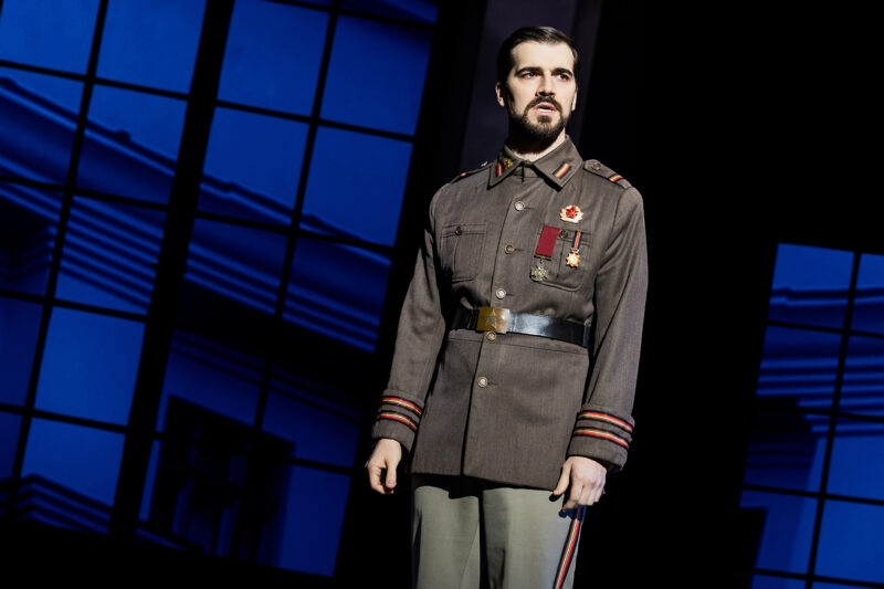 Ben Edquist (Gleb) in the North American Tour of Anastasia