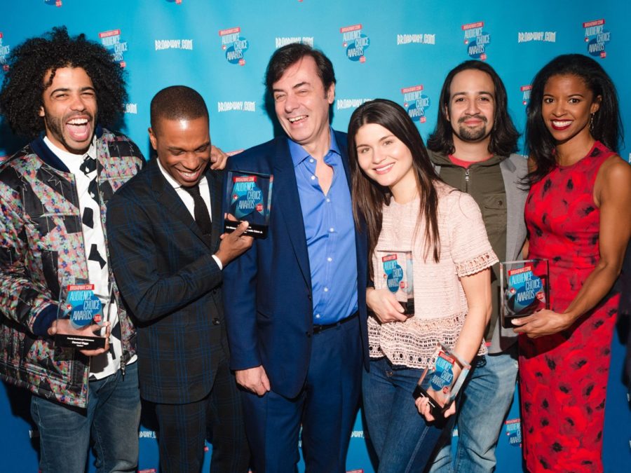 Audience Choice Awards - Daveed Diggs - Leslie Odom Jr. - John Gore - Phillipa Soo - Lin MANUEL-MIRANDA - RenEe Elise Goldsberry - 5/16 - Emilio Madrid-Kuser